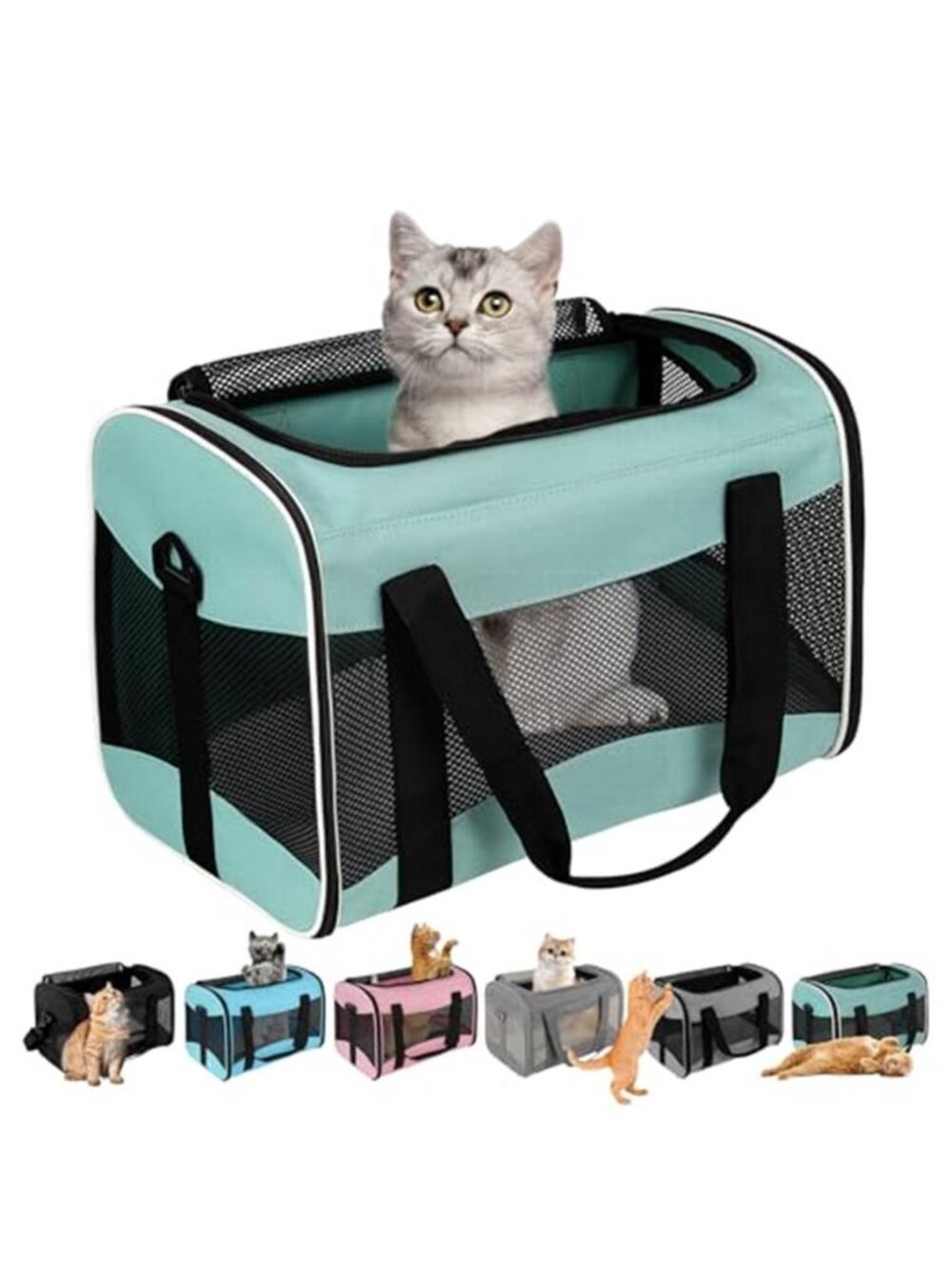 Cat Dog Carriers Soft-Sided Pet Carrier Large Cats for Medium Big Cat Small Dog